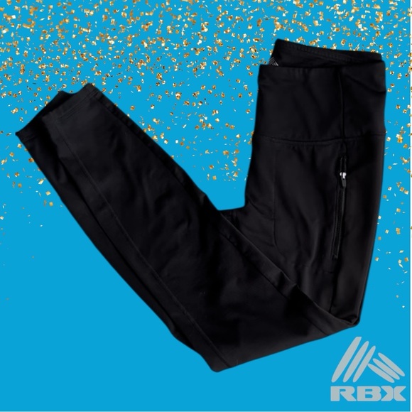 RBX Jet Black Performance Leggings - Picture 8 of 9